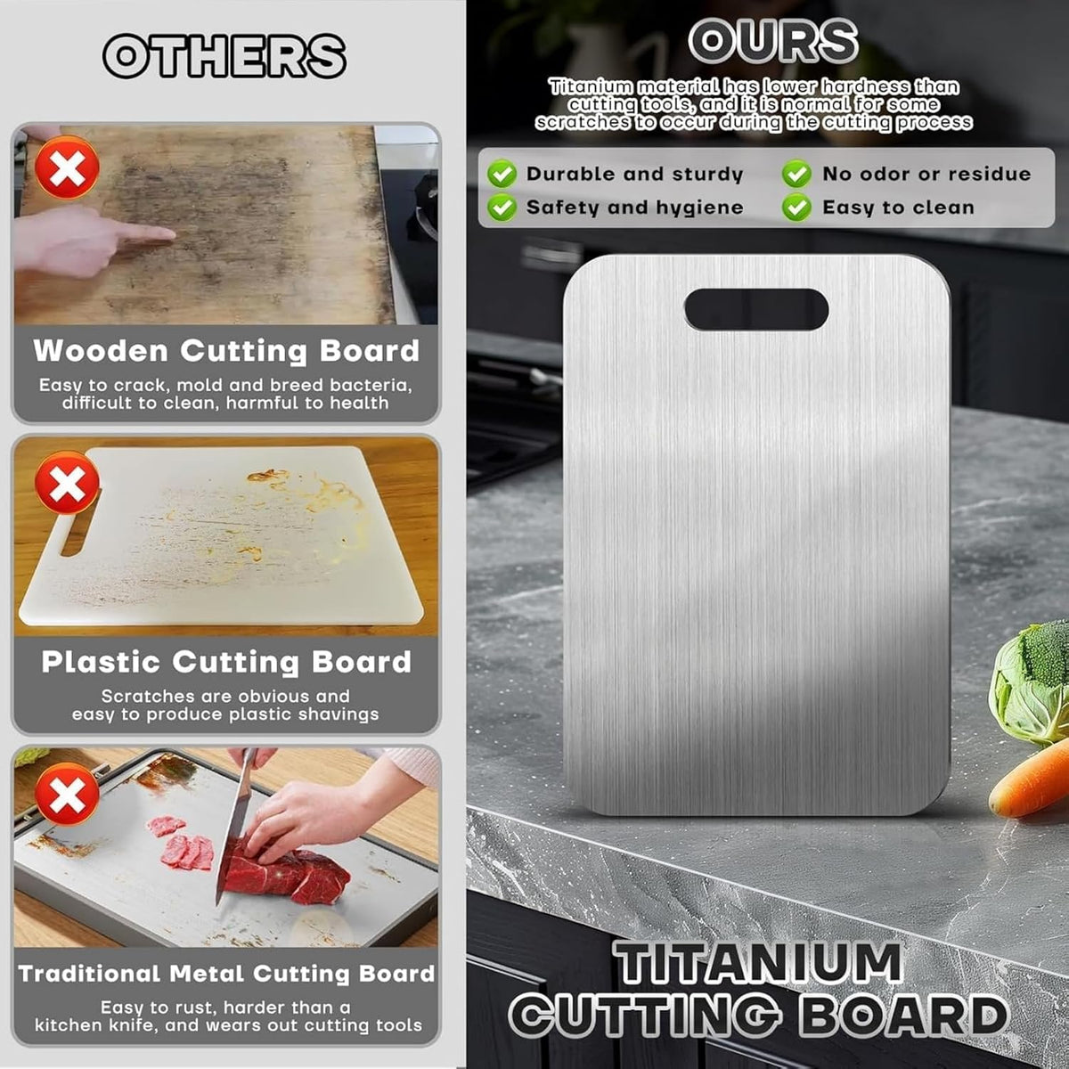 Cutting board size dimensions