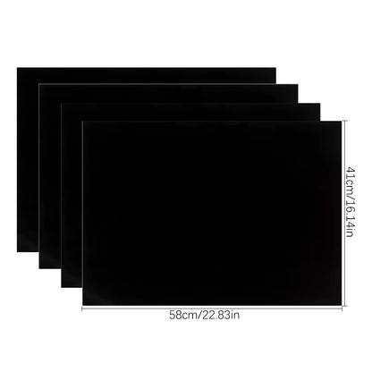 Oven Liners for Bottom of Electric Gas Oven Reusable Non-Stick Teflon Protector Mat Heat Resistant Grill Mats