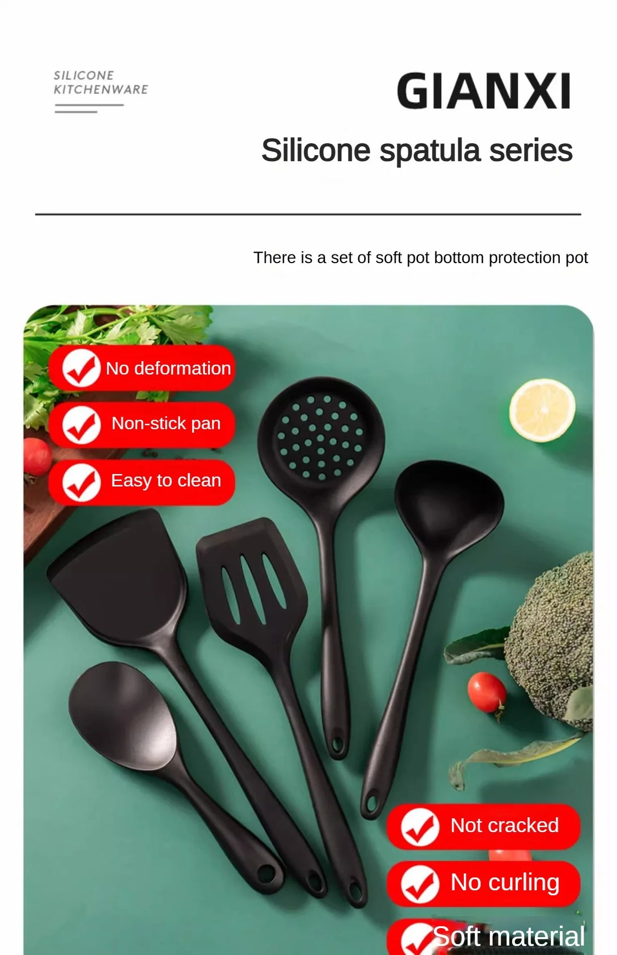 Silicone rice spoon