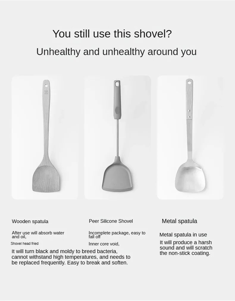 Silicone soup spoon