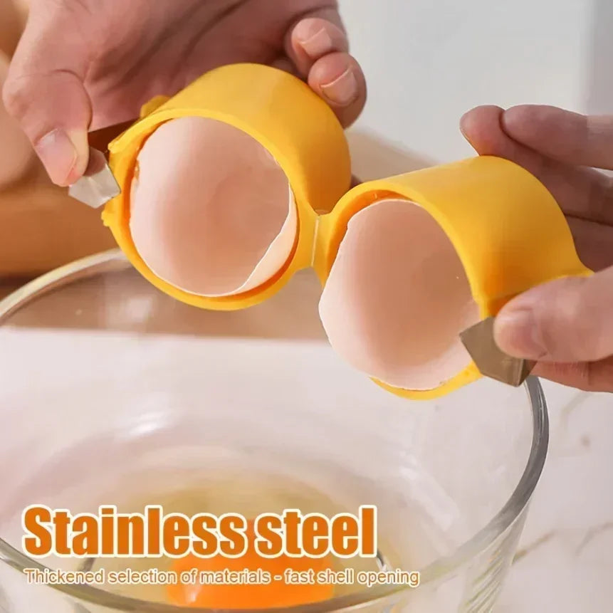 Egg shell opener close-up