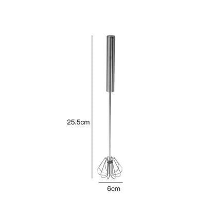 Stainless Steel Rotary Whisk Semi-Automatic Mixer Manual Whisk Household Cream Eggs Baking Gadgets