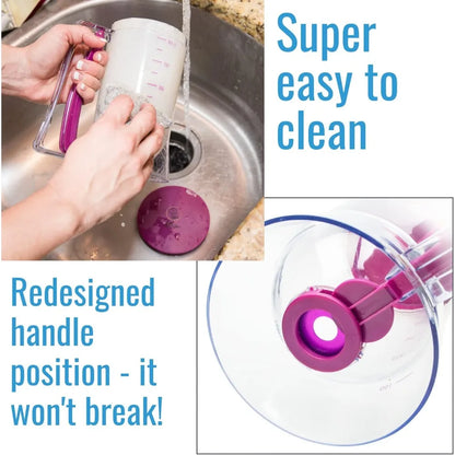 Pancake Batter Dispenser Batter Separator Bakeware Kitchen Tool for Pancakes Cupcake Waffle Muffin Mix Crepe Cake Baking Supplie